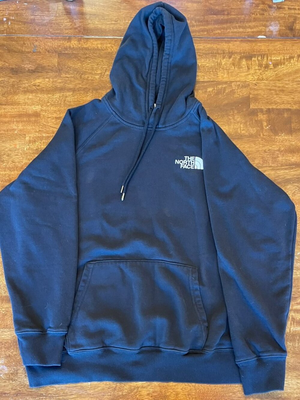 The North Face Circular Design Pullover Hoodie Women's XL Black Faded